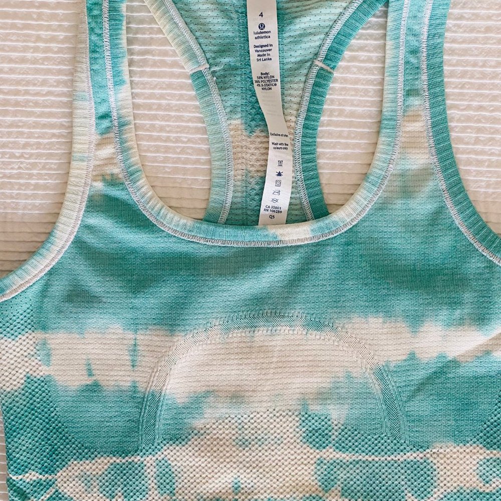 Lululemon Tie Dye Swiftly Tank (Size 4)